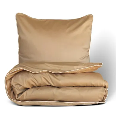 Matex, Gold Line, pościel satynowa, jednobarwna z wypustką, 160-200 cm