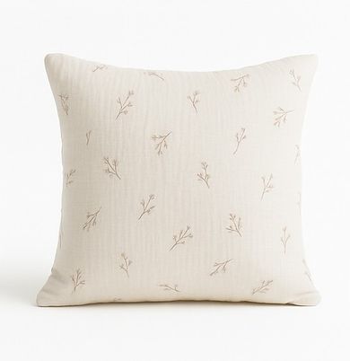 Matex, poszewka na poduszkę typu jasiek, muśłinowa, 40-40 cm