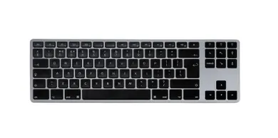 Matias, Mac Tenkeyless, klawiatura aluminiowa, bluetooth, FK408BTB-UK, Space Grey