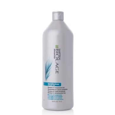 Matrix, Biolage Advanced Keratindose, szampon nawilżająco-wygładzający do włosów zniszczonych, 1000 ml