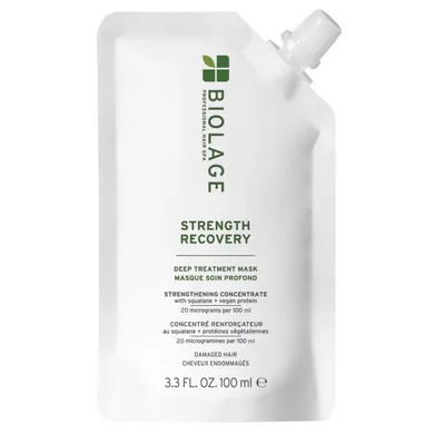 Matrix, Biolage Strength Recovery, maska głęboko regenerująca do włosów zniszczonych, 100 ml
