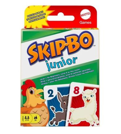 Mattel, Skip-Bo Junior, gra karciana