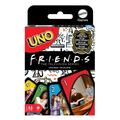 Mattel, UNO, Friends - Przyjaciele, gra karciana