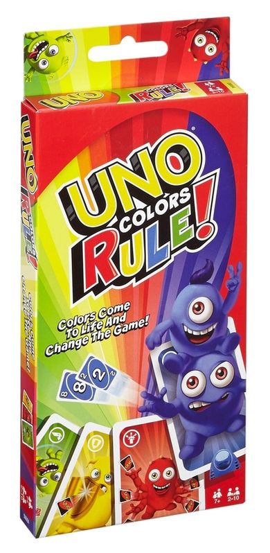 Mattel, Uno, Kolory rządzą!, gra karciana