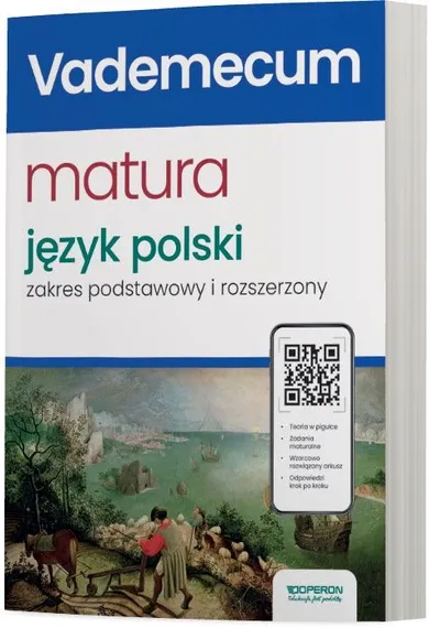 Matura 2025. Język polski Vademecum. Zakres podstawowy i rozszerzony