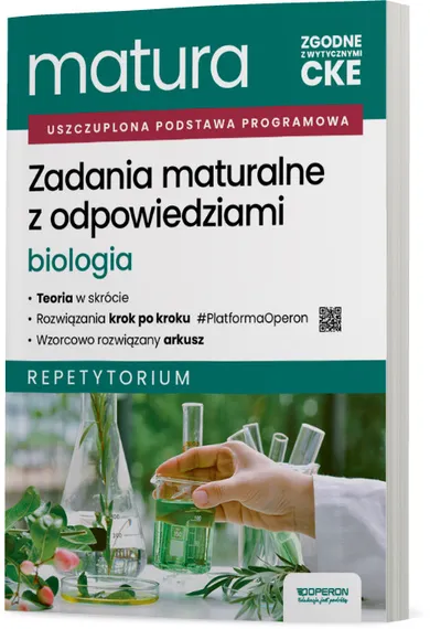 Matura 2026. Biologia. Zadania maturalne z odpowiedziami. Repetytorium
