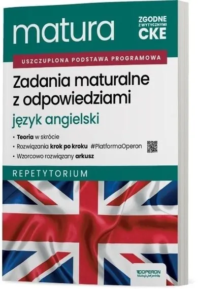 Matura 2026. Język angielski. Zadania maturalne z odpowiedziami. Zakres podstawowy. Repetytorium