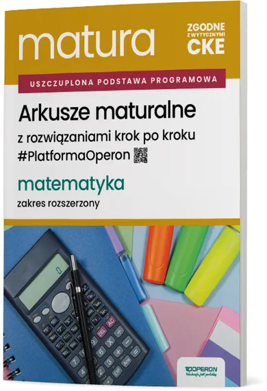 Matura 2026. Matematyka. Arkusze maturalne. Zakres rozszerzony