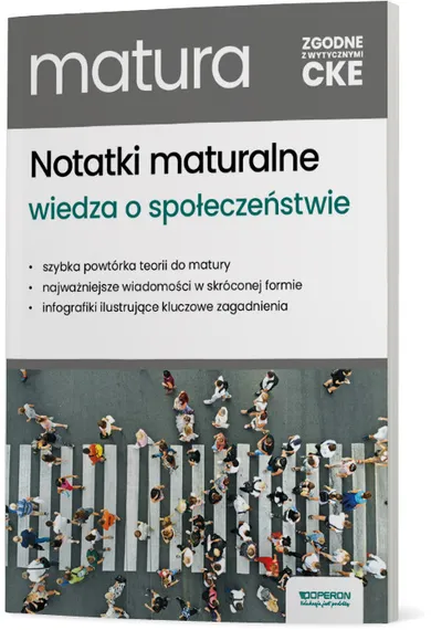 Matura 2026. Wiedza o społeczeństwie. Teoria do matury. Zakres rozszerzony. Vademecum
