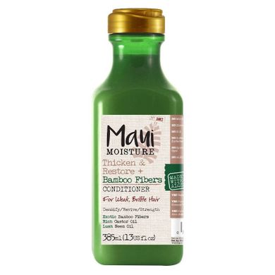 Maui Moisture, Thicken & Restore + Bamboo Fibers Conditioner, odżywka do włosów, osłabionych i łamliwych z bambusem, 385 ml