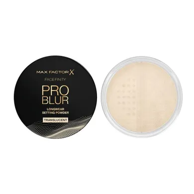 Max Factor, Facefinity Pro Blur, sypki puder matujący, Translucent, 10.5g