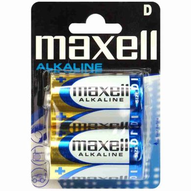 Maxell, Alkaline, baterie, 2xD, LR20