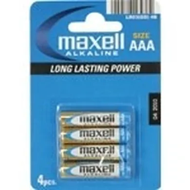 Maxell, bateria alkaliczna LR03, 4 szt.