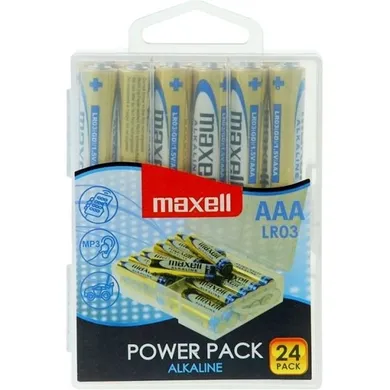 Maxell, Bateria Alkaliczna Lr03, Value Box 24 szt.