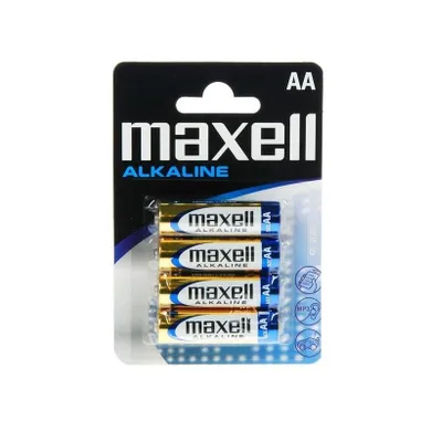 Maxell, bateria alkaliczna LR6, 4 szt.