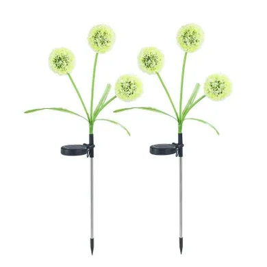 Maximex, lampki ogrodowe solarne, dmuchawce LED, 75 cm, 2 szt.