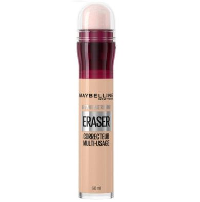 Maybelline, Instant Anti-Age Eraser Concealer, korektor do twarzy z gąbeczką, 115 Warm Light, 6.8ml