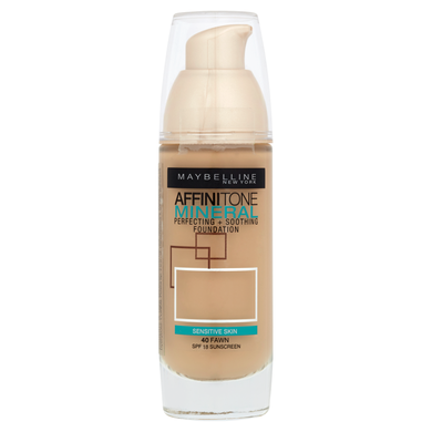 Maybelline New York, Affinitone Mineral, podkład 40 Fawn, 30 ml