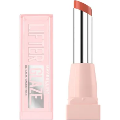 Maybelline New York, Lifter Glaze, pomadka - balsam olejkowy do ust nawilżający, 006 caramel glow, 2,8 g