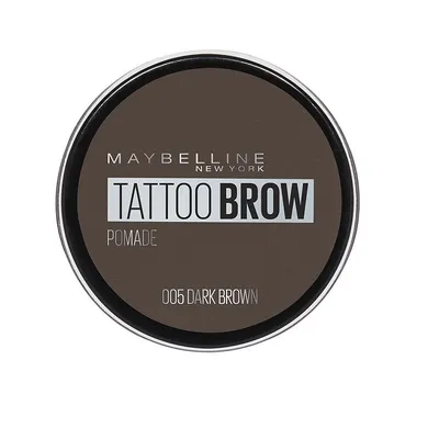 Maybelline New York, Tattoo Brow Pomade, pomada do brwi, 005 Dark Brown, 3,5 ml