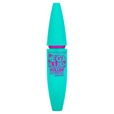 Maybelline, Volum'Express Mega Plush, tusz do rzęs, Very Black, 9,6 ml