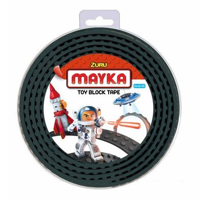 Mayka, klockomania, poczwórna taśma do klocków, 2 m, czarna