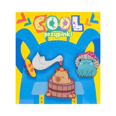 MCD, Cool, przypinki, kapibara, 3 szt.
