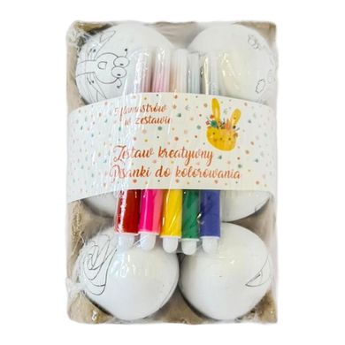 MCD, pisanki do kolorowania flamastrami