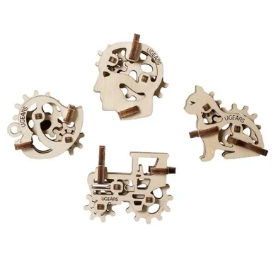 Mechanical Models, Model Mechaniczny, U-Fidget Trybiki, puzzle 3D, 36 elementów