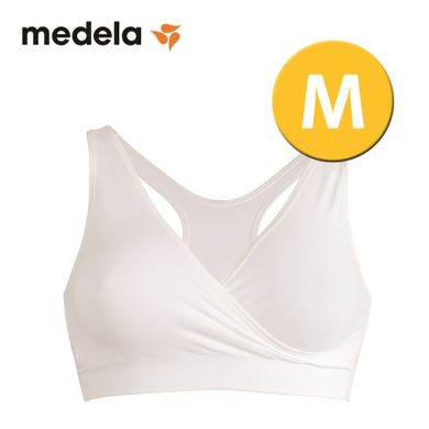 Medela, biustonosz do karmienia na noc biały, rozmiar M