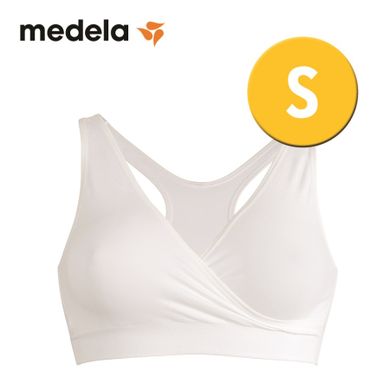 Medela, biustonosz do karmienia na noc biały, rozmiar S