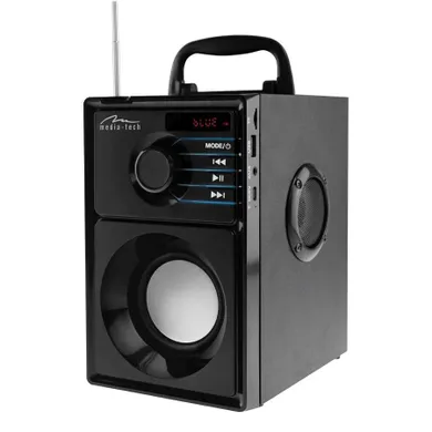 Media-tech Głośnik Bluetooth Boombox Silver 15w Rms Mt3179