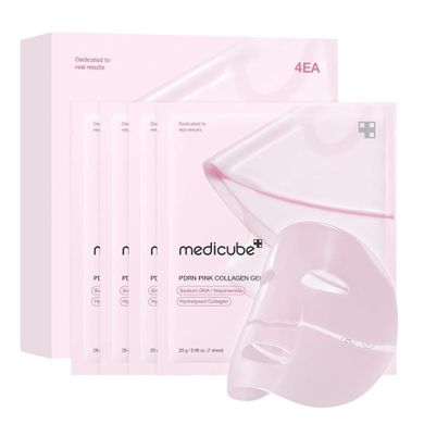 Medicube, PDRN Pink Collagen Gel Mask, kolagenowa maska do twarzy, 4-28g