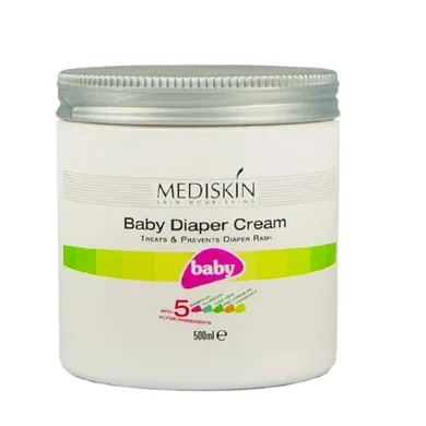 Mediskin, Baby Diaper Cream, krem na pieluszkowe podrażnienia skóry, 500 ml