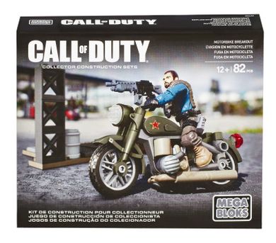 Mega Bloks, Call of Duty, Pościg na motorze, klocki, 82 elementy