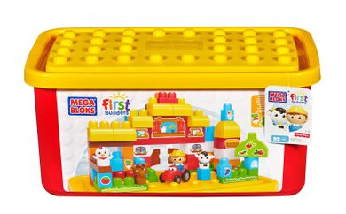 Mega Bloks, Farma, duże pudełko, klocki, 95 elementów