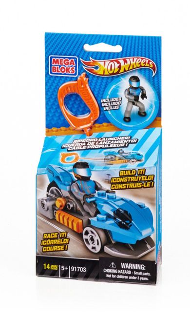 Mega Bloks, Hot Wheels, Pojazd z napędem, klocki, 14 elementów