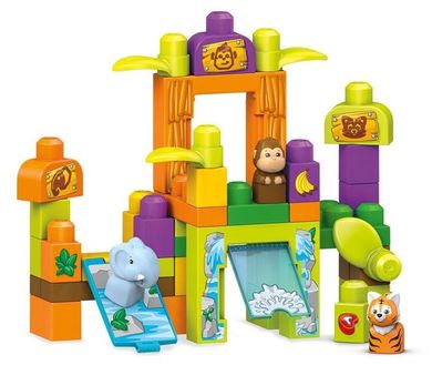 Mega Bloks, Przygodowe zoo, klocki, 45 elementów