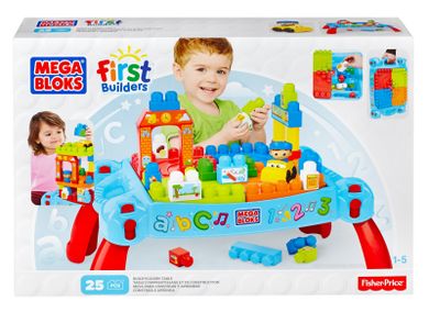 Mega Bloks, Stolik z klockami, 25 elementów