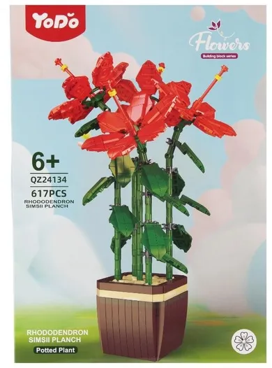 Mega Creative, Kwiaty, klocki konstrukcyjne, 617 elementów