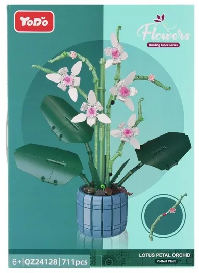Mega Creative, Kwiaty, klocki konstrukcyjne, 711 elementów