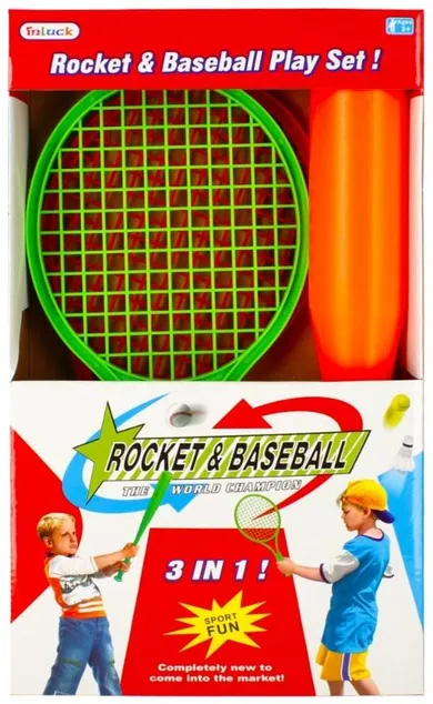 Mega Creative, rakietki do tenisa i badmintona, kij do baseball, 3w1