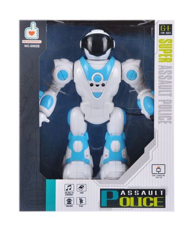 Mega Creative, robot, policja, zabawka z dźwiękiem i światłem