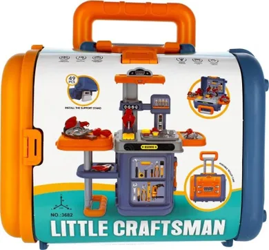 Mega Creative, Warsztat z narzędziami w walizce, 3w1