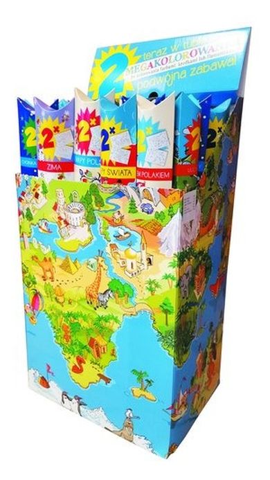 Megakolorowanka 2. Mapy Polski (Mapa Przyrody + Mapa Zabytki)