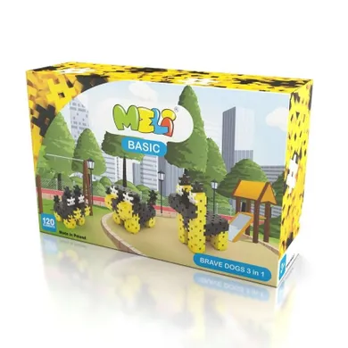 Meli, Brave Dogs, klocki, 120 elementów