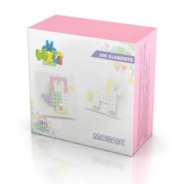 Meli, klocki, pastelowe, 200 elementów