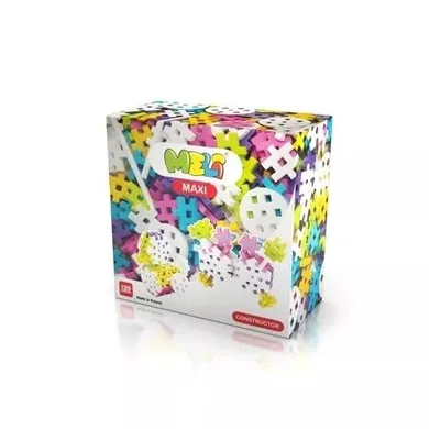 Meli, Maxi Constructor, klocki, Pink, 120 elementów