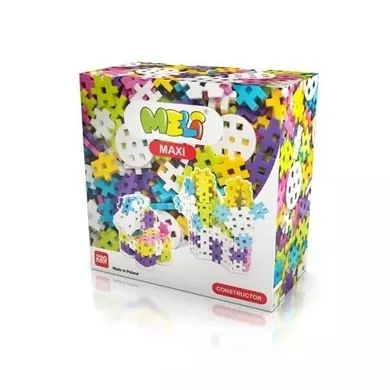 Meli, Maxi Constructor, klocki, Pink, 220 elementów