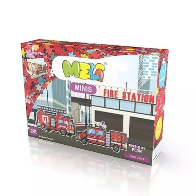 Meli, Minis, klocki, Fire, 2w1